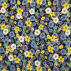 Printed Rayon Challis Fabric 100% Rayon 53/54" Wide Sold by The Yard (1031-3)