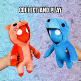 P.M.I. Gang Beasts Plush Buddies - Red Cat - 8 Inch Plush Toys - Great Gift for Boys and Girls - Huggable Plush Toys for Kids - Official Gang Beasts Plush Toys