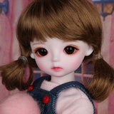 MLyzhe BJD Doll 1/6 Ball Mechanical Jointed Doll with Full Set of Clothes Shoes Hair Accessories,Height 26cm/10inch,A