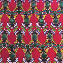 African Print Fabric Cotton Print 44'' wide Sold By The Yard (90149-5)