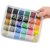 LEONIS 30 Color Polyester All Purpose Sewing Threads 110 Yards/100 m Each [ 93012 ]