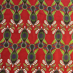 African Print Fabric Cotton Print 44'' wide Sold By The Yard (90149-1)