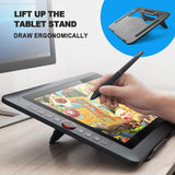 Drawing Monitor, XP-Pen Artist 15.6 Pro Drawing Display, FHD Pen Display with 120% sRGB, 8192 Level Pen Stylus with Tilt Function, Extra Dial, Short Cut Keys, Tablet Stand for Digital Artwork