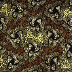 African Print Fabric Cotton Print 44'' wide Sold By The Yard (185173-2)