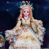 Twelve Constellations BJD Dolls,1/3 SD Doll 60Cm 19 Movable Ball Jointed Doll DIY Toys Fully Poseable Fashion Doll,Pisces
