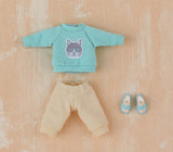 Good Smile Nendoroid Doll: Sweatshirt and Sweatpants (Light Blue) Outfit Set