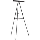 AmazonBasics Presentation Display Easel Stand, Adjustable Height Telescope Tripod, Black