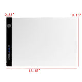 A4 Ultra-Thin Portable LED Light Box Tracer USB Power LED Artcraft Tracing Light Pad Light Box for Artists,Drawing, Sketching, Animation.