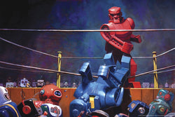 Robots Final Blow by Eric Joyner Famous TV Show Cool Wall Decor Art Print Poster 12x18
