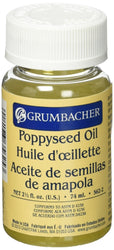 Grumbacher Poppyseed Oil Medium, 2-1/2 Oz. Jar, # 5622
