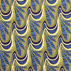 ITY African Print Fabric Tropical (15-1) Polyester Lycra Knit Jersey 2 Way Spandex Stretch 58" Wide