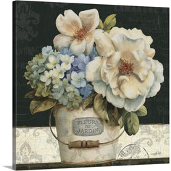 French Vases I Canvas Wall Art Print, 16"x16"x1.25"