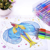Gel Pens Glitter, 96 Gel Coloring Pen Set Including 48 Unique Sparkly Colors & 48 Refills for Adult Coloring Books Crafting Doodling Drawing Art Supplier
