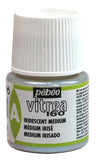 Pebeo Vitrea 160, Glass Paint Iridescent Medium, 45 ml Bottle