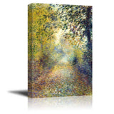 wall26 - in The Woods by Pierre-Auguste Renoir - Canvas Print Wall Art Famous Painting Reproduction - 16" x 24"