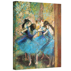 ArtWall Edgar Degas 'Dancers in Blue' Gallery-Wrapped Canvas, 26x32