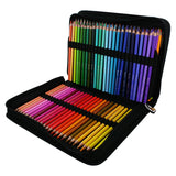 Thornton's Art Supply Premier Premium 150-Piece Artist Pencil Colored Pencil Drawing Sketching Set with Zippered Black Canvas Pencil Case