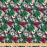 Printed Rayon Challis Fabric 100% Rayon 53/54" Wide Sold by The Yard (1037-1)