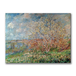 Spring, 1880 by Claude Monet, 24x32-Inch Canvas Wall Art
