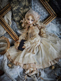BJD Doll, 16.9 Inch 18 Ball Jointed Doll DIY Toys 1/4 SD Vintage Court Doll,with Makeup Wig Hair Clothes Outfit Shoes