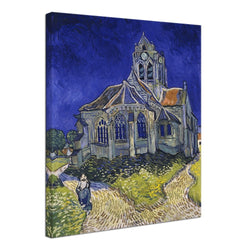 Wieco Art Church at Auvers Giclee Canvas Prints Wall Art by Vincent Van Gogh Famous Paintings Reproduction Modern Classic Abstract Artwork Landscape Pictures for Wall Decor Home Office Decorations