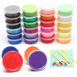 Gift for Kids, 24 Colors Modeling Magic DIY Super Light Clay, Air Dry Clay, Non-Sticky and Non-Toxic Scented