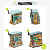 Robotime DIY Dollhouse Kits with Accessories Miniature House Decorations Best Gifts for Boys & Girls 14 Year Old and Up (Wooden Hut)