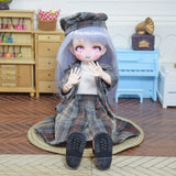 Yutotue 1/6 Ball Jointed BJD Dolls Cute Girls/Fashion Boys DIY Toys Full Set with Clothes Dress Outfits Shoes Wig Hair Makeup, Best Gift for Childrens (Emma (Anime Face Girl))