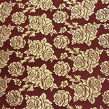 Metallic Floral 3D Jacquard Fabric 60'' Wide sold By The Yard for Curtains, Drapery, Upholstery