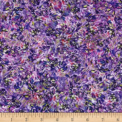 Robert Kaufman Claude Monet Digital Prints Brush Stroke Orchid Fabric by The Yard