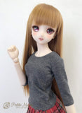 Petite Marie Japan for 1/3 Doll 23 inch 60cm SD DD BJD Round Collar Half Sleeve T-Shirt (Charcoal Gray)