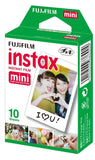 Fujifilm Instax Mini 9 Instant Camera + 10 Fuji Instant Film Sheets + Instax Clear Case W/Rainbow Strap + 6-Color Lenses & More (Purple)