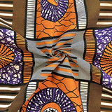 African Print Fabric Cotton Print 44'' wide Sold By The Yard (185175-2)
