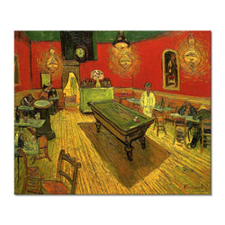 Wieco Art Large Classic Canvas Prints Wall Art The Night Cafe in The Place Lamartine in Arles by Van Gogh Famous Abstract Oil Paintings Reproduction Artwork Giclee Pictures for Home Office Decor