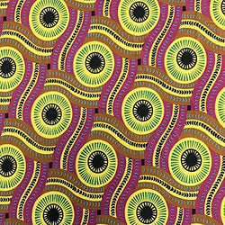 DTY African Print Fabric Serpent (2-3) Stretch Brushed Jersey Knit Apparel 58/60" Wide Sold BTY