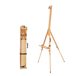 Nature Art Easel for Painting, Adjustable Tripod Easel&Floor Easel for Painting, Beech Wood Easel