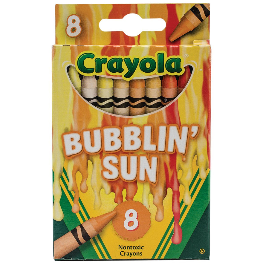 Crayola Meltdown Crayons (8 Pack), Bubblin Sun