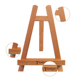 Tavolozza 11 inch Tall Tabletop Wood Display Easel (1-pack)