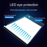 LED Light Box for Drawing and Tracing Portable Ultra-Thin Tracing Light Pad by Illuminati USB Powered A4 Bright Trace Table for Artists - Comes with Dimmable Brightness - Tracing Paper - Holder Clip