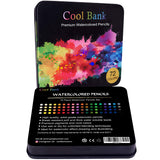 72 Watercolor Pencils Set with 2 x 50 Page Drawing Pad for Kids, Adults and Professionals, Premium Artist Lead with Vibrant Colors, Ideal for Coloring, Blending and Layering, Watercolor Techniques