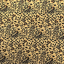 ITY Fabric Cheetah (18-1) Print Polyester Lycra Knit Jersey 2 Way Spandex Stretch 58" Wide