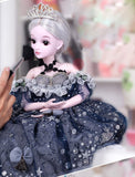 1/3 BJD Doll 19 Joint Ball Dolls 60CM Fashion Girl Valentine's Gift Toys for Girls with Clothes Outfit Shoes Wig Hair