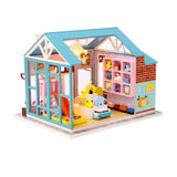 Cool Beans Boutique Miniature Dollhouse DIY Kit - Wooden Toy Shop - with Dust Cover - Architecture Model kit (English Manual)