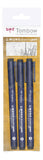 Tombow WS-EFL-3P Mono Drawing Pen - Black (Pack of 3)
