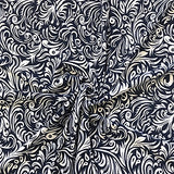 ITY African Print Fabric Ella (12-1) Polyester Lycra Knit Jersey 2 Way Spandex Stretch 58" Wide