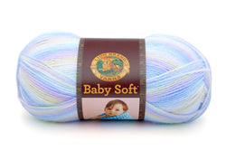 Lion Brand Yarn 920-218 Babysoft Yarn, Pastel Print