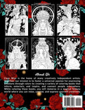 Mystic Beauties Coloring Book: A Coloring Book Featuring Beautiful Spine-Chilling Illustrations of Mysterious Woman for Relaxation