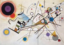 Wassily Kandinsky - Composition VIII, Size 16x24 inch, Canvas Art Print Wall décor