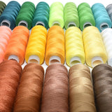 Sewing Thread 60 Colors Sewing Industrial Machine and Hand Stitching Cotton Sewing Thread (60 Color)