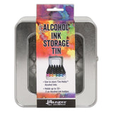 Ranger Alcohol Inks Set (30 Pack), Tim Holtz Alcohol Ink Storage Tin, 10 Pixiss Alcohol Ink Blending Tools for Alcohol Ink Paper (Assorted Colors, No Duplicates)